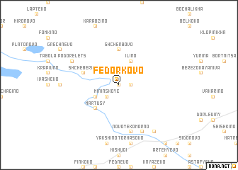 map of Fedorkovo