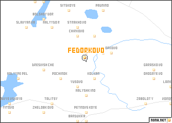 map of Fedorkovo