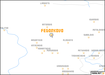 map of Fedorkovo