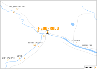 map of (( Fedorkovo ))