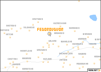 map of Fëdorov Dvor