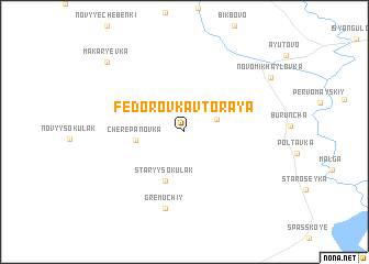 map of Fëdorovka Vtoraya