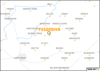 map of Fëdorovka