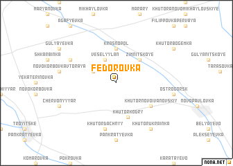 map of Fëdorovka