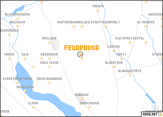 map of Fëdorovka