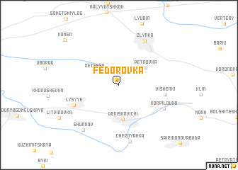 map of Fëdorovka