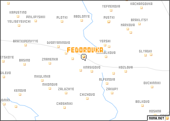 map of Fëdorovka