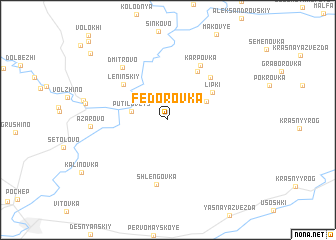 map of Fëdorovka