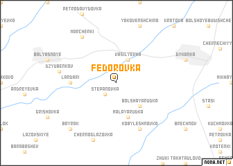 map of Fëdorovka