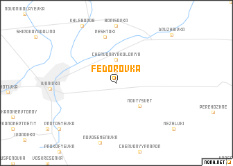 map of Fëdorovka