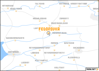 map of Fëdorovka