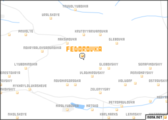 map of Fëdorovka