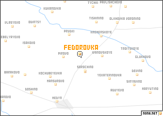 map of Fëdorovka