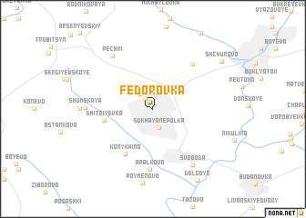 map of Fëdorovka