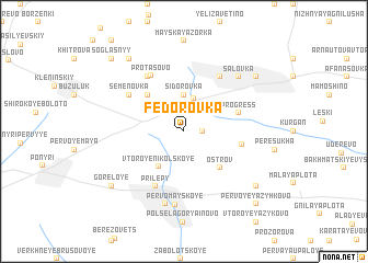 map of Fëdorovka