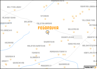 map of Fëdorovka