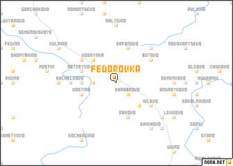 map of Fëdorovka