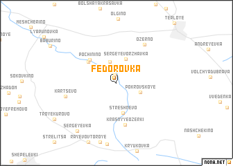 map of Fëdorovka