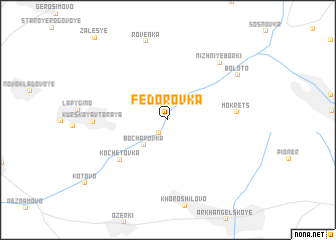 map of Fëdorovka