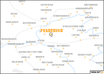 map of Fëdorovka