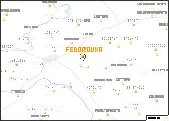 map of Fëdorovka