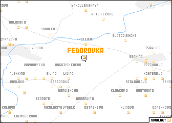 map of Fëdorovka