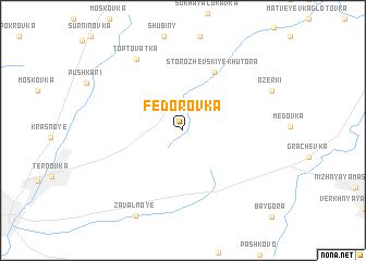 map of Fëdorovka