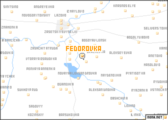 map of Fëdorovka