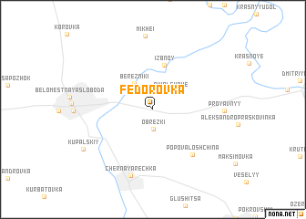 map of Fëdorovka