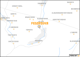 map of Fëdorovka