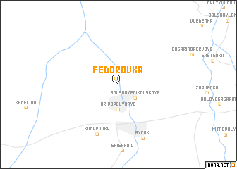 map of Fëdorovka