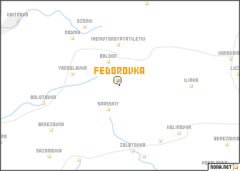 map of Fëdorovka