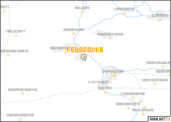 map of Fëdorovka