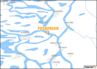 map of Fëdorovka