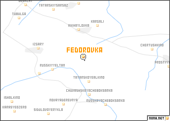 map of Fedorovka