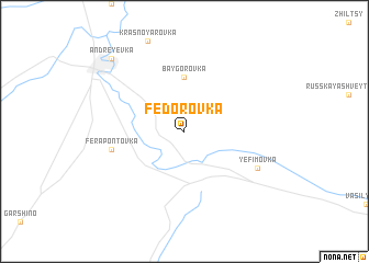 map of Fëdorovka