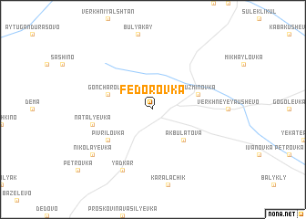 map of Fëdorovka