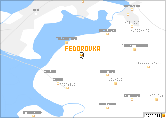 map of Fëdorovka