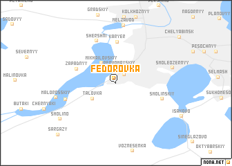 map of Fëdorovka