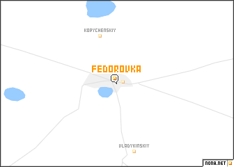 map of Fedorovka