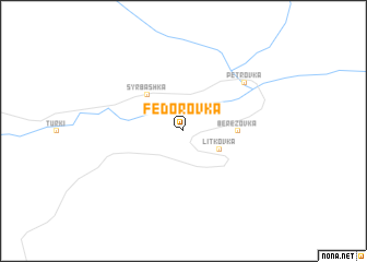 map of Fëdorovka