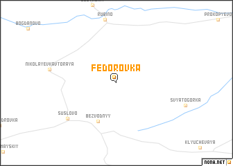 map of Fedorovka