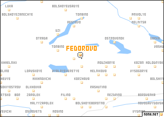 map of Fëdorovo