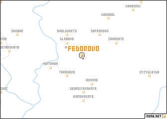 map of Fëdorovo