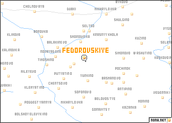 map of Fëdorovskiye