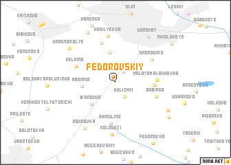 map of Fëdorovskiy