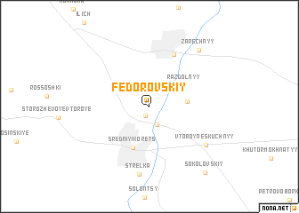 map of Fëdorovskiy