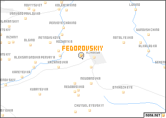 map of Fëdorovskiy