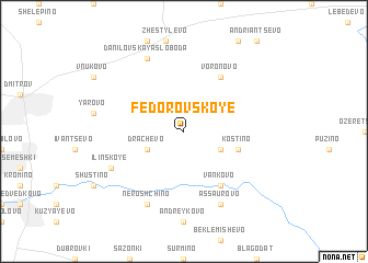 map of Fëdorovskoye