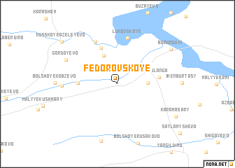 map of Fëdorovskoye